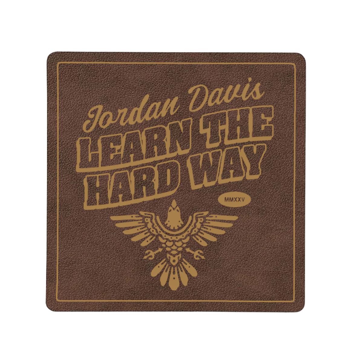 Jordan Davis - LTHW Leather Coaster Set
